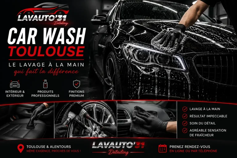 Car Wash Toulouse : lavage à la main esthétique