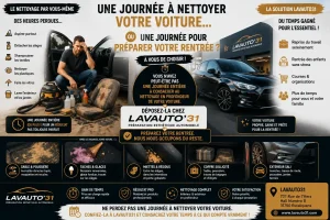 Retour vacances d'été : lavez votre voiture à Toulouse sur notre centre d'Escalquens