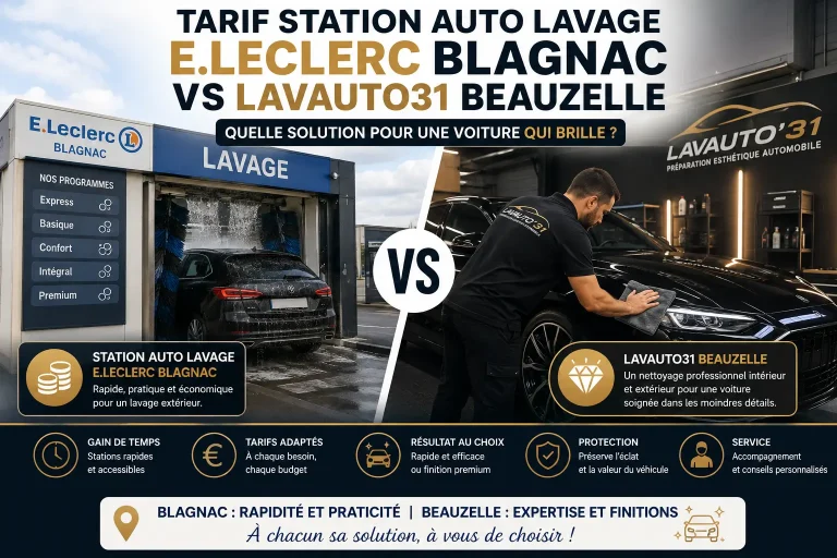 Tarif lavage auto E. Leclerc Blagnac : tout savoir